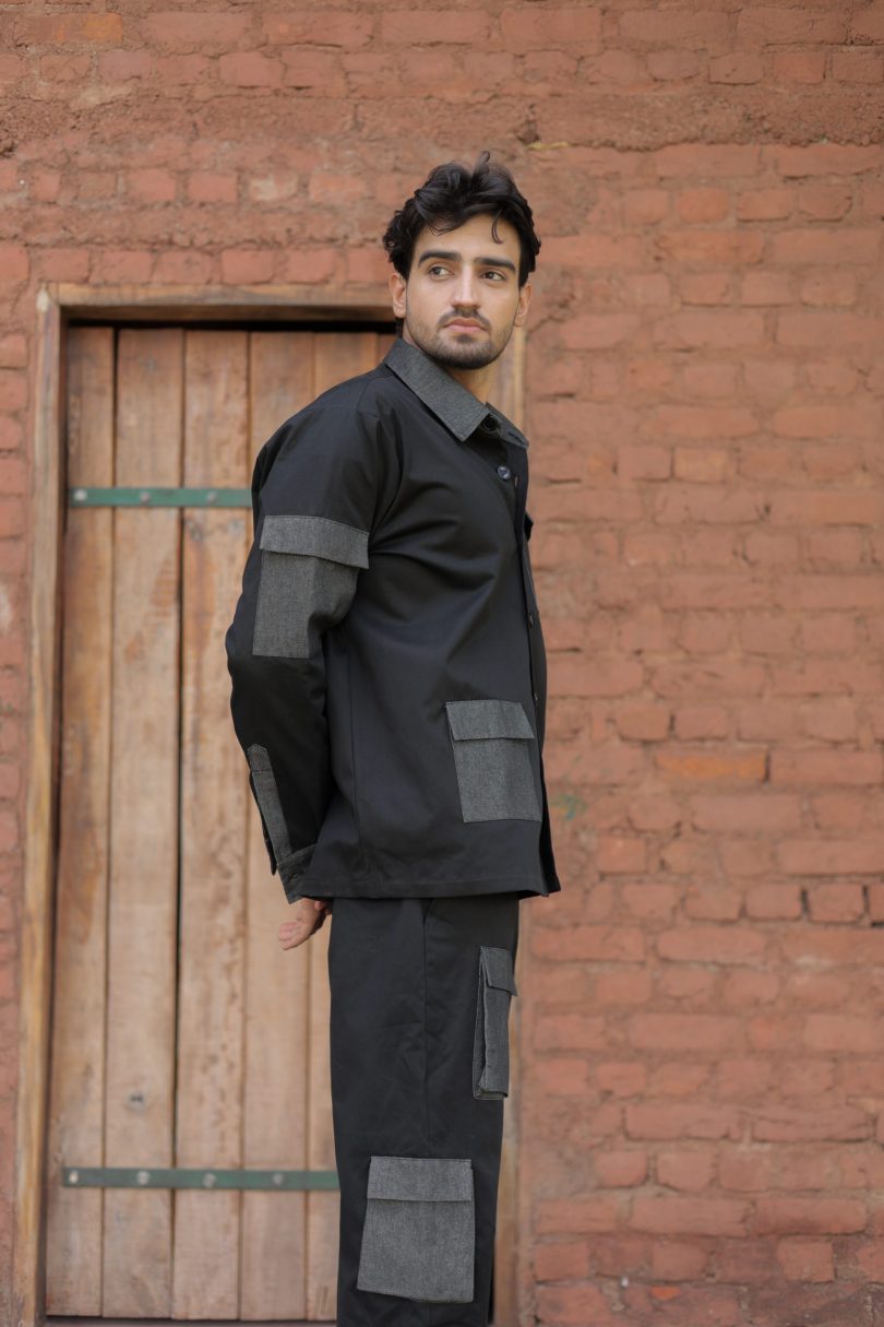 Denim Cargo Shirt - Image 2