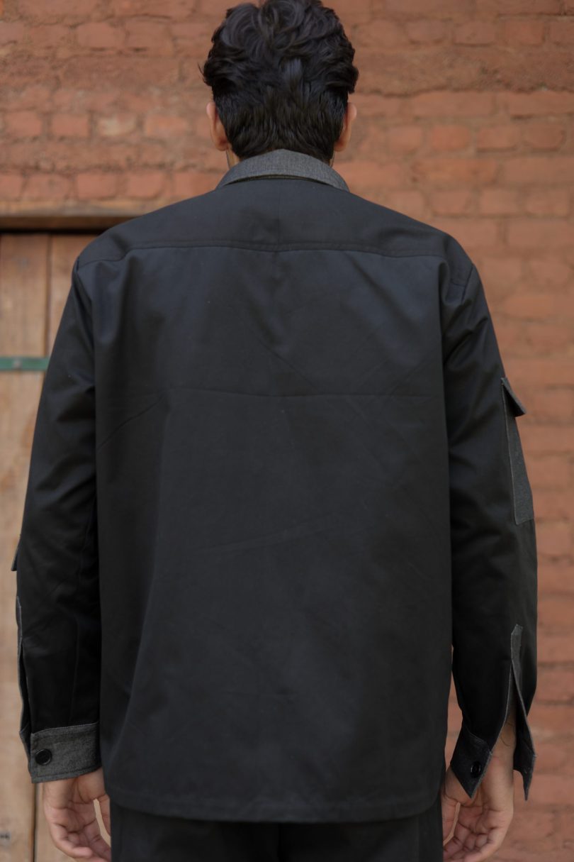 Denim Cargo Shirt - Image 5