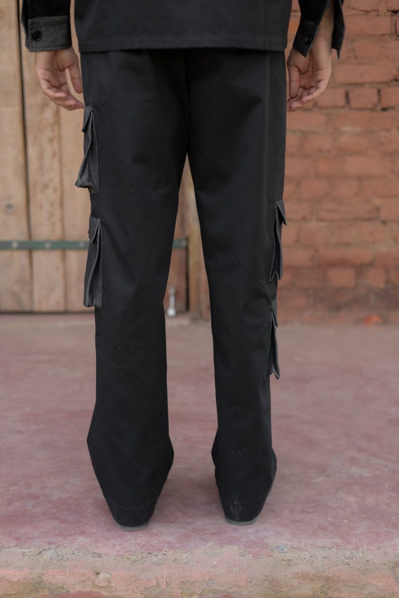 Denim Cargo Pants - Image 5