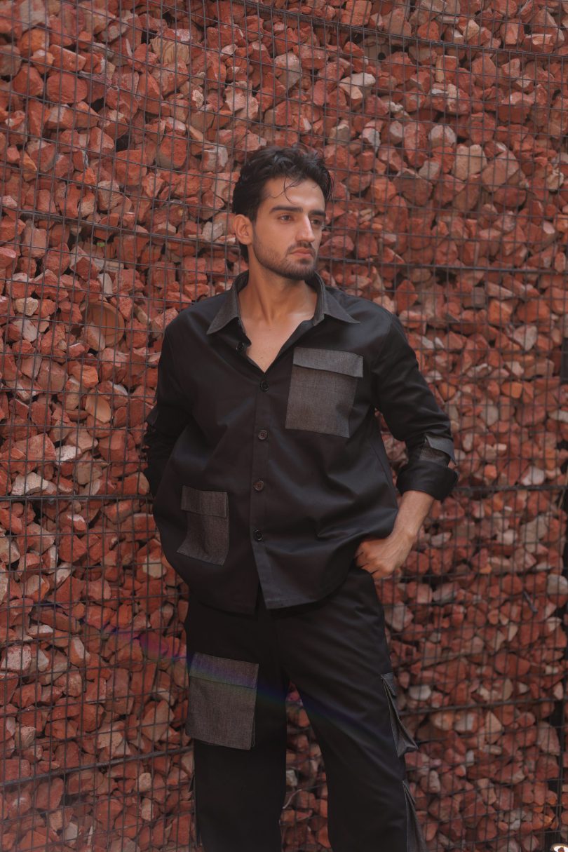 Denim Cargo Shirt - Image 6