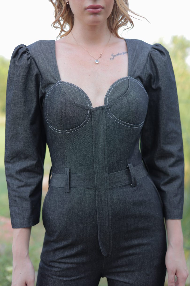 Selena Denim Jumpsuit - Image 6