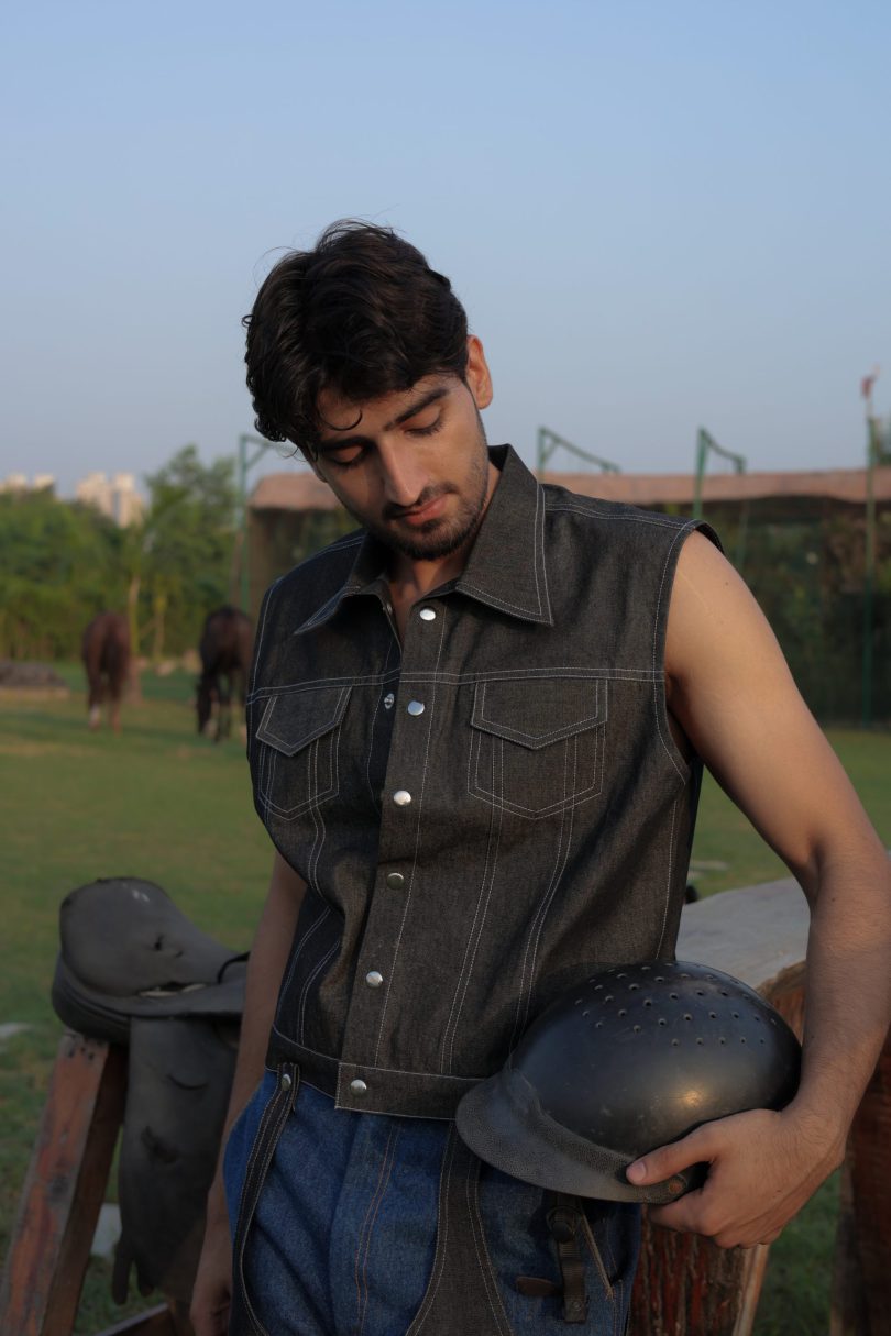 Vesto Denim Vest Jacket - Image 3