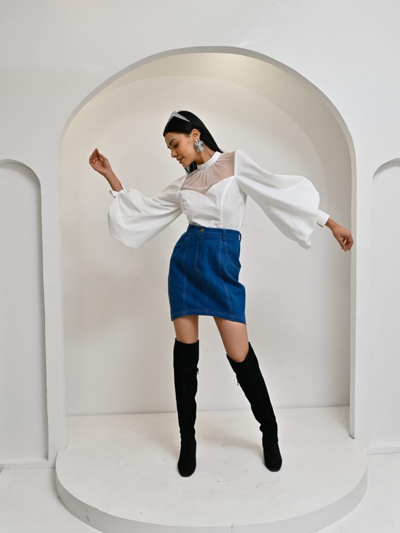 Moon Denim skirt