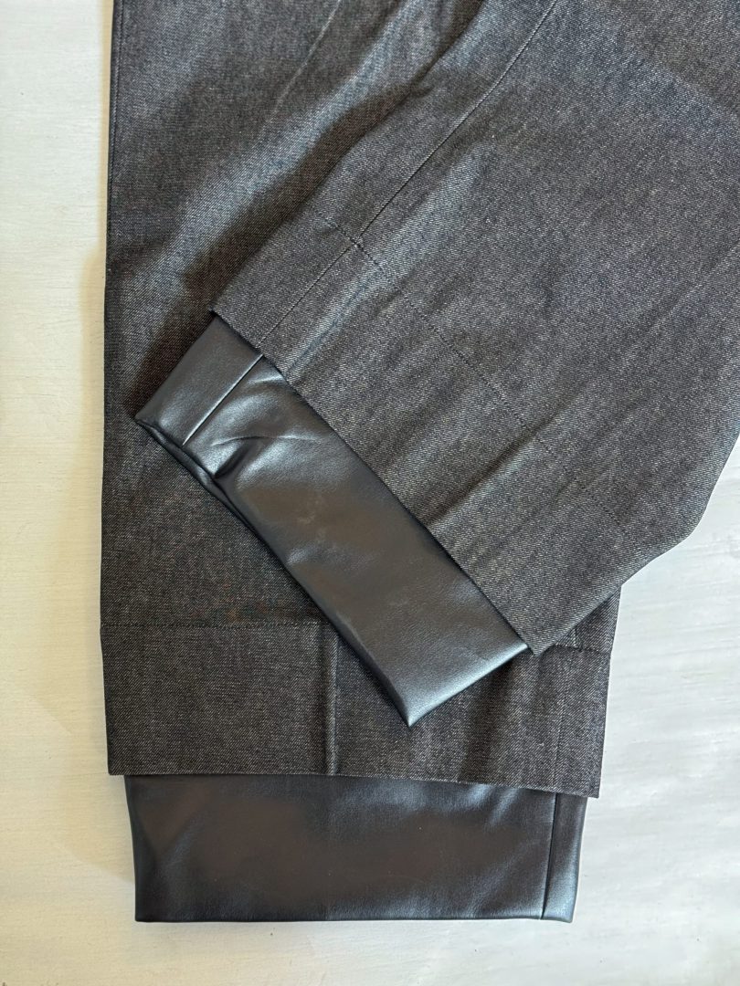Wide Leg Denim Pants - Image 2