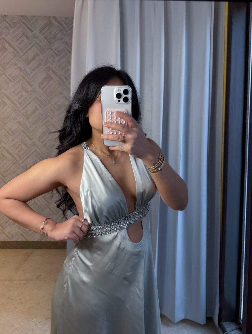 Lunar silver Maxi Dress - Image 3