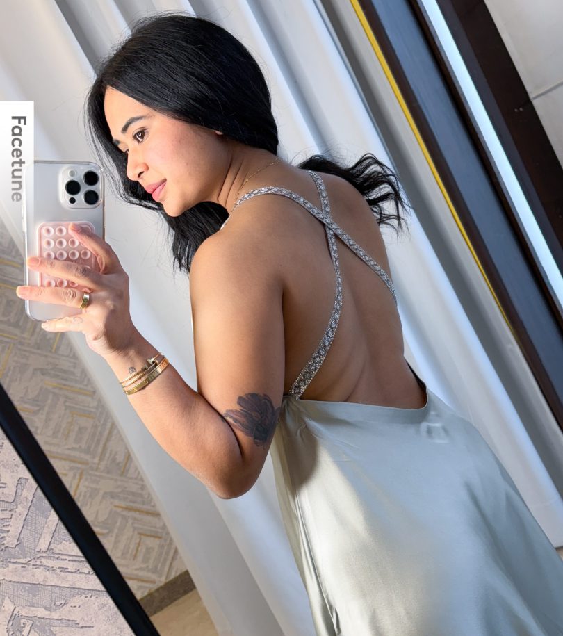 Lunar silver Maxi Dress - Image 4