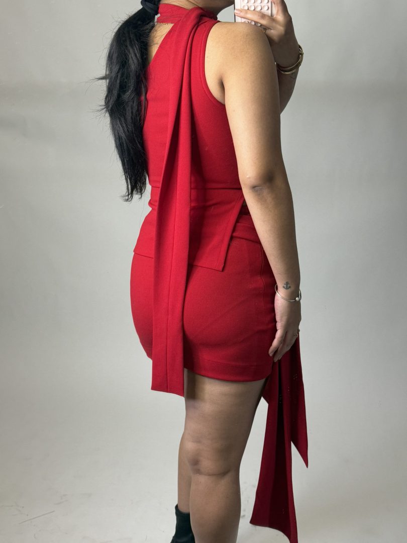 Holly One shoulder tie top - Image 6