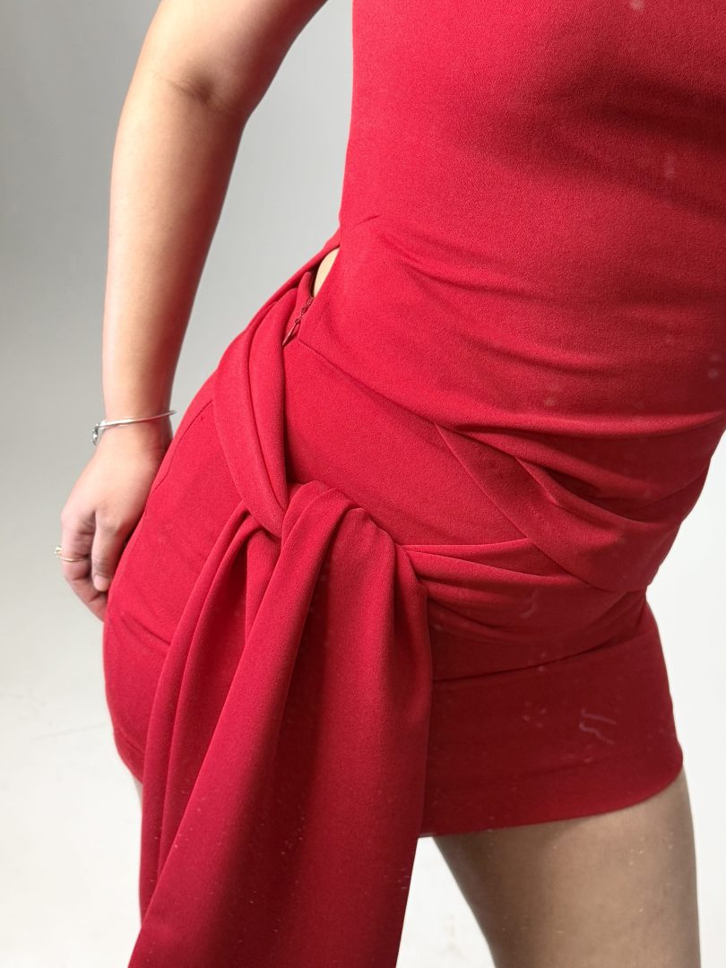 Holly One shoulder tie top - Image 4