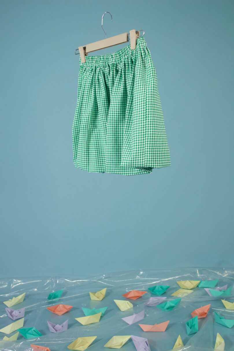 Mint Mini Bubble Skirt - Image 2