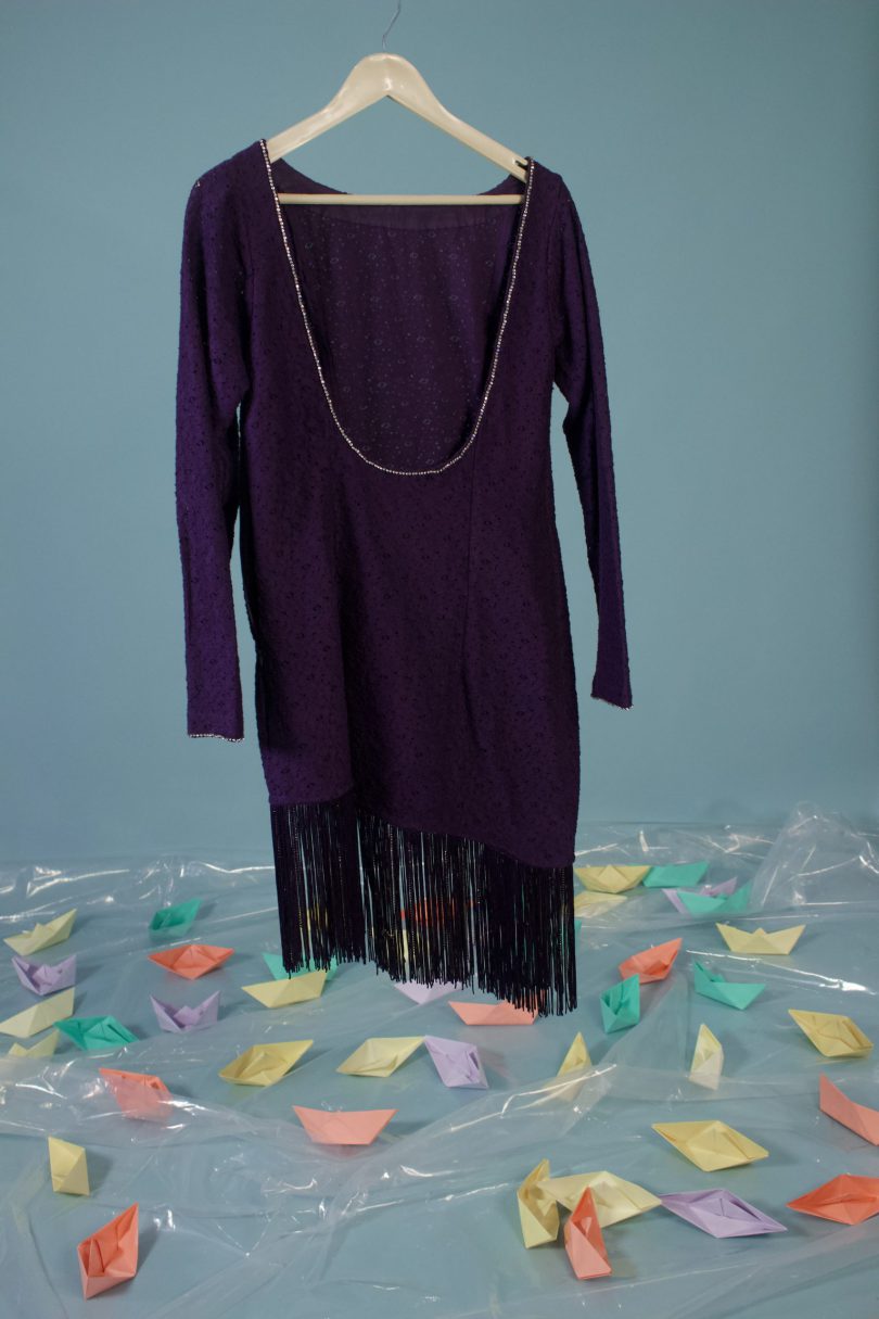 Amethyst Asymmetrical Dress - Image 2