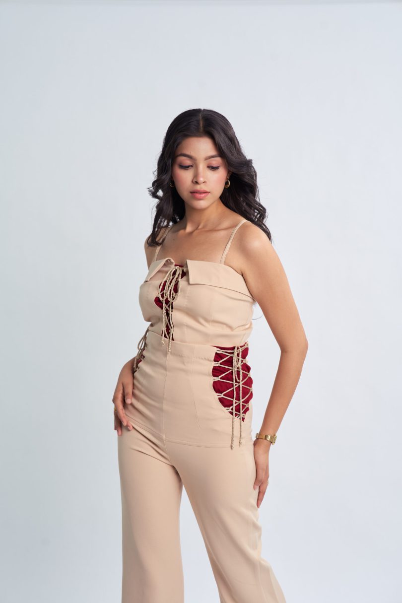 Beige Corset Co-ord - Image 6