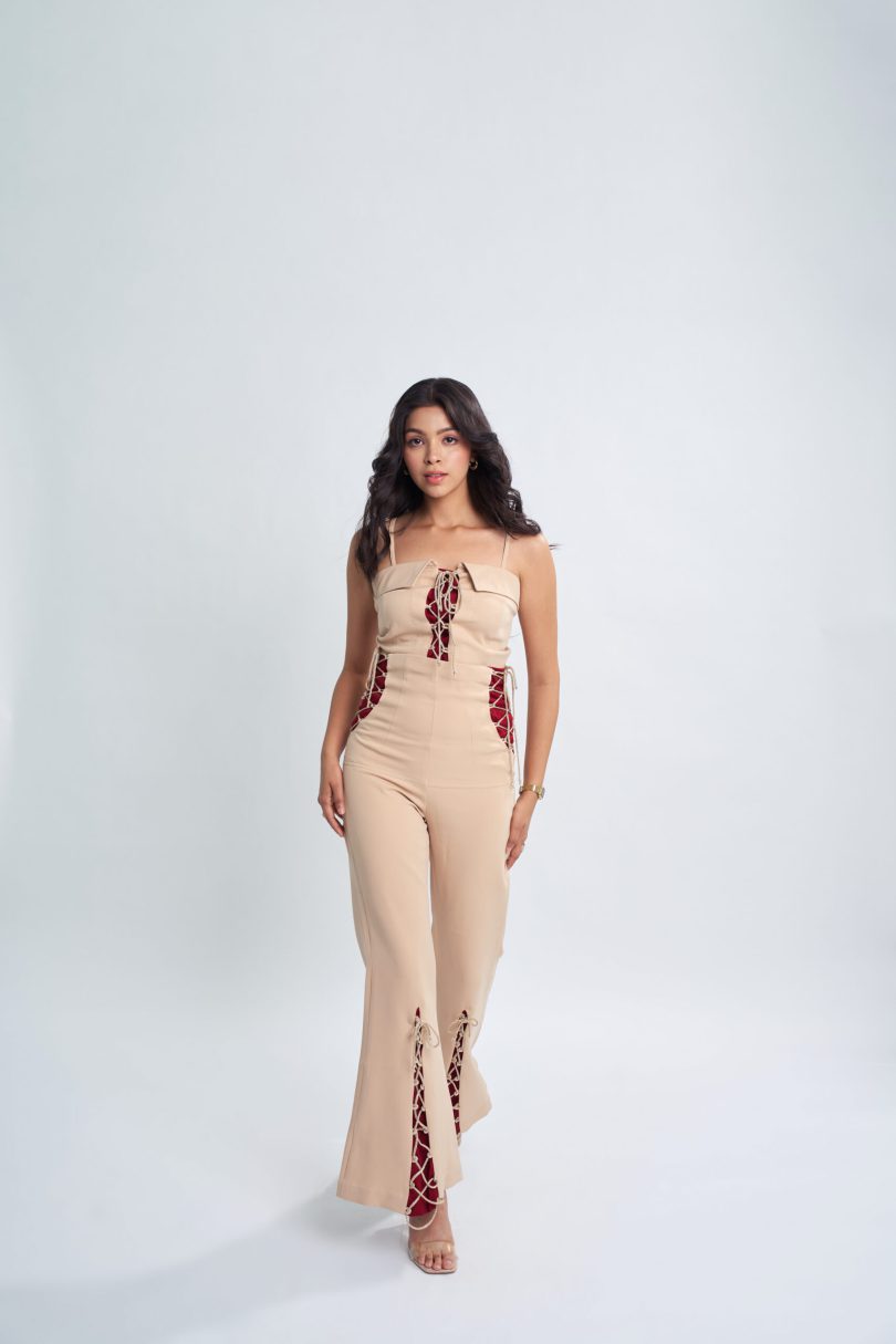 Beige Corset Co-ord - Image 3