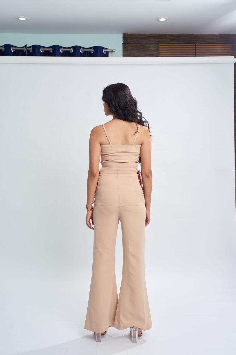 Corset Style Beige Pants - Image 4