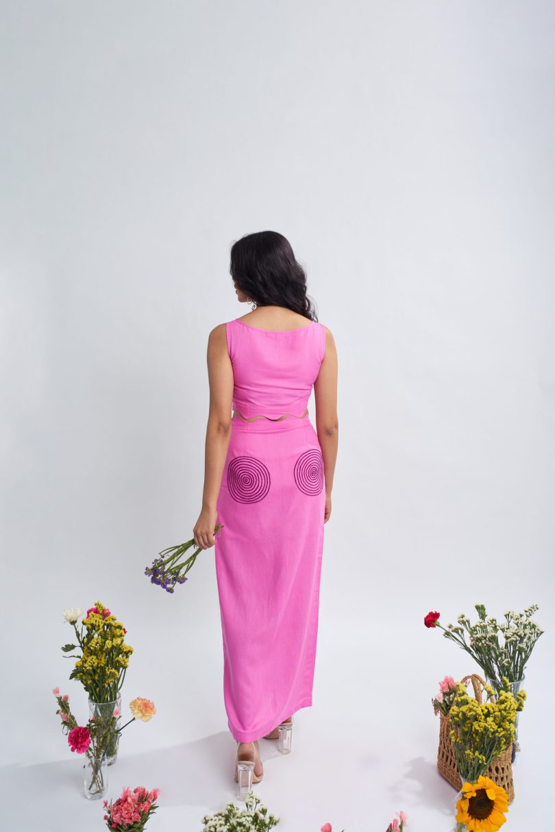 Pink Embroidered Set - Image 2