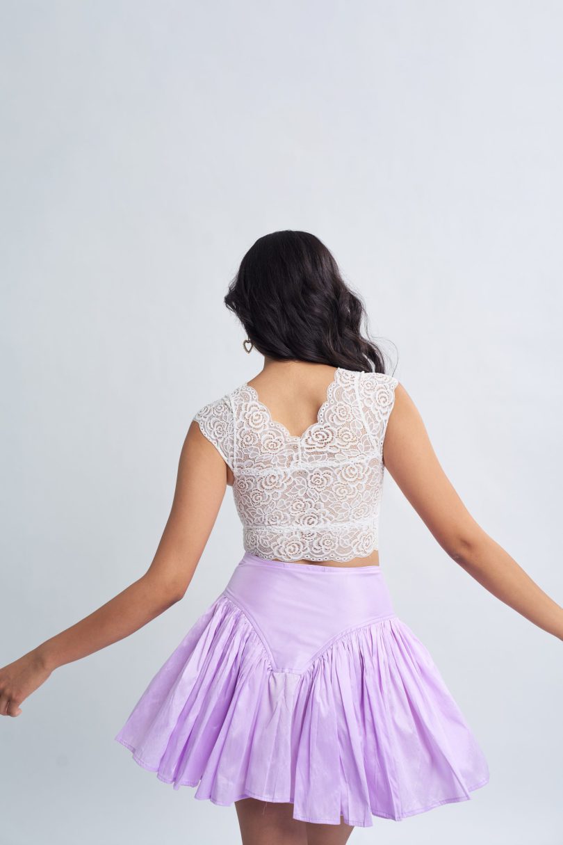 Lavender Cloud Skirt - Image 2