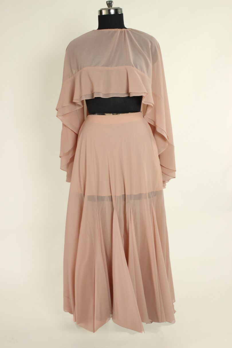 Blush Flowy Skirt - Image 10