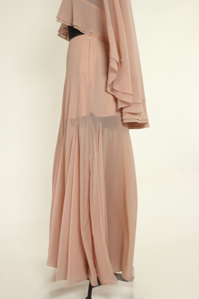 Blush Flowy Skirt - Image 3
