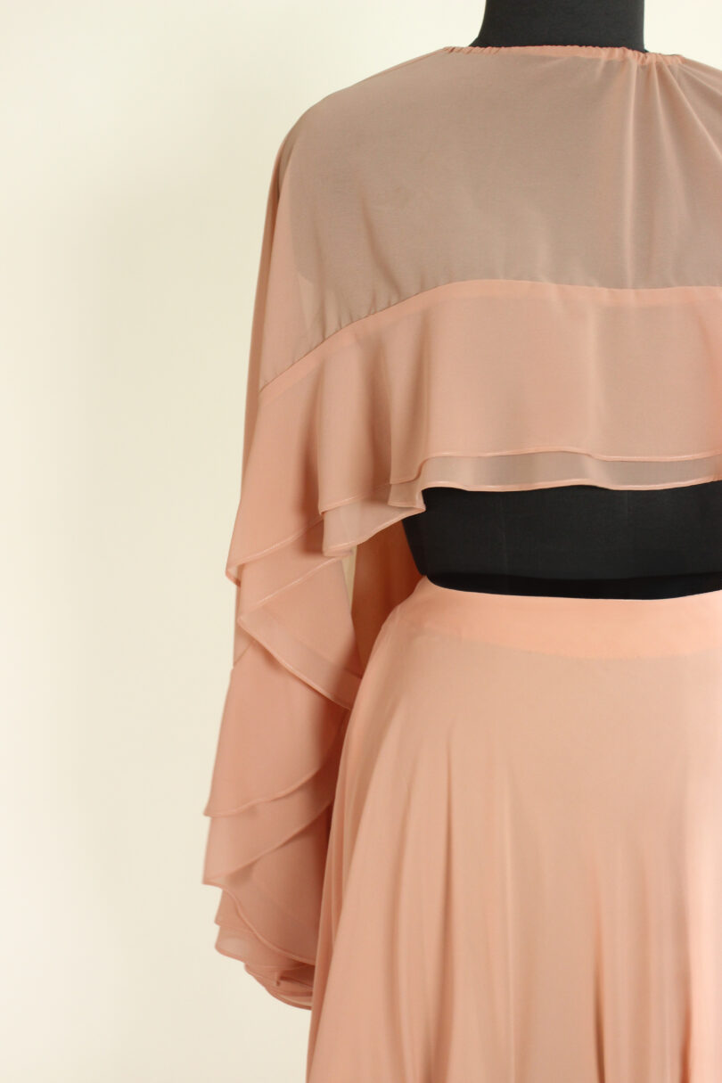 Blush Flowy Skirt - Image 9
