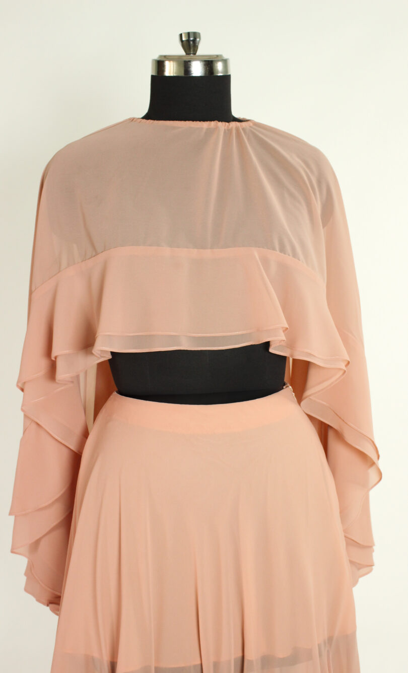 Blush Cape Top