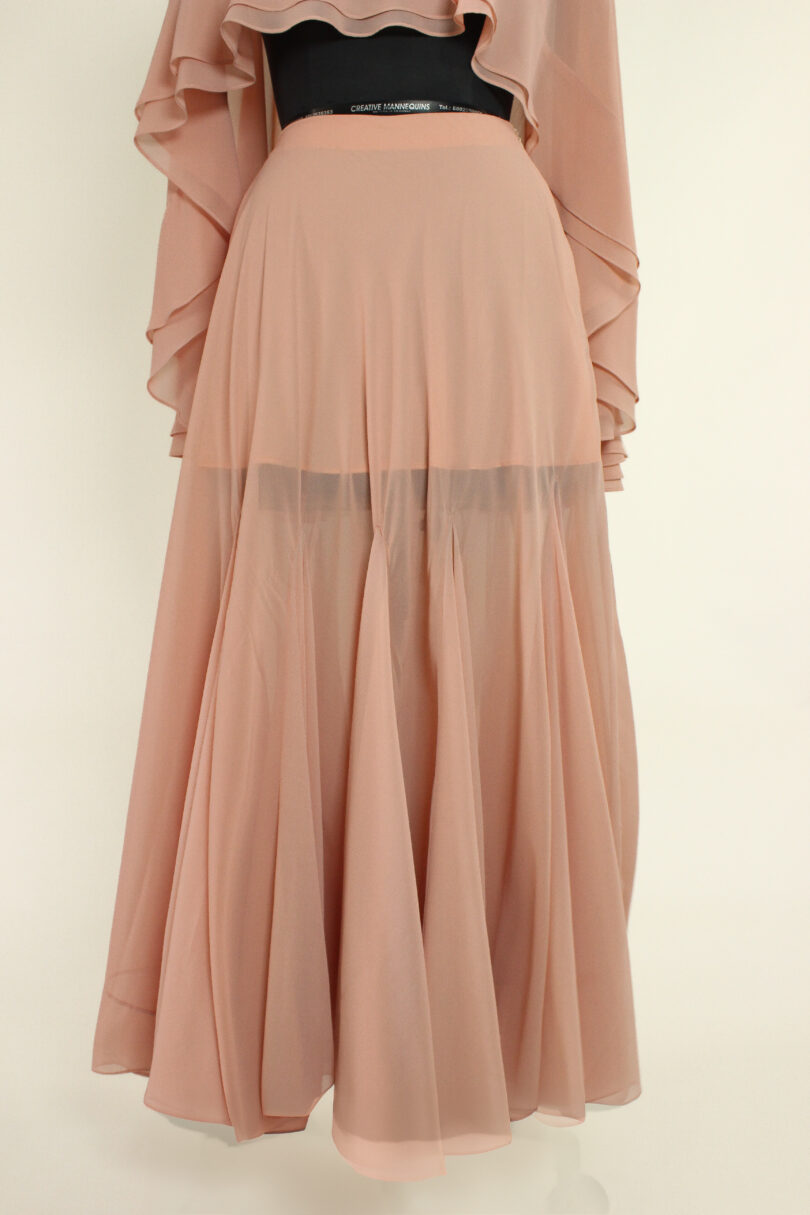 Blush Flowy Skirt